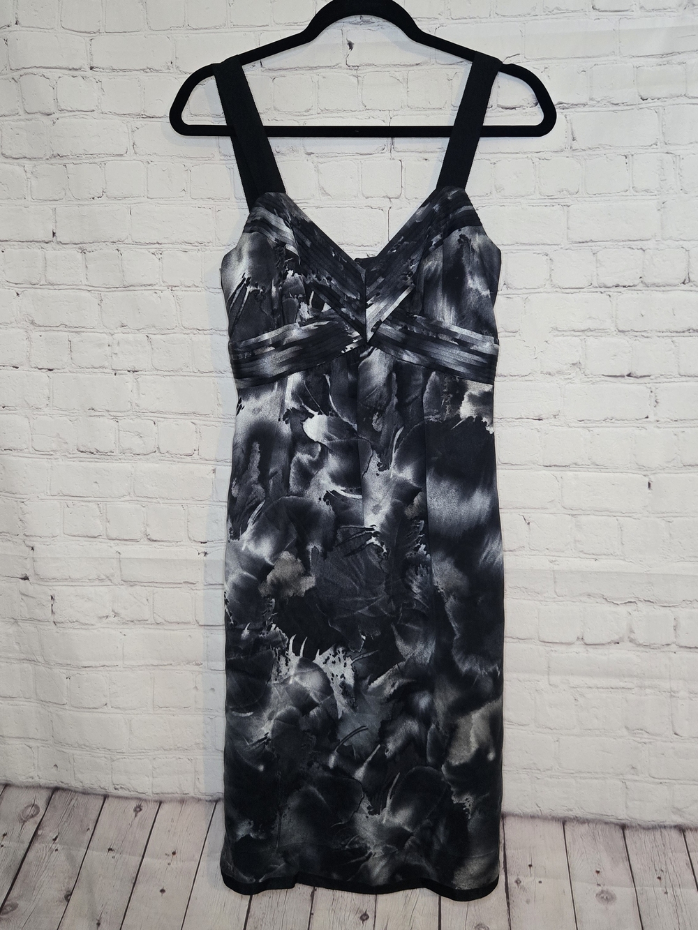 Banana republic Marble Silk Dress Sz 2 Wedding Guest Indie Sleeze Y2k